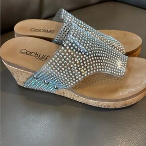 Corkys Wedge Sandals EUC